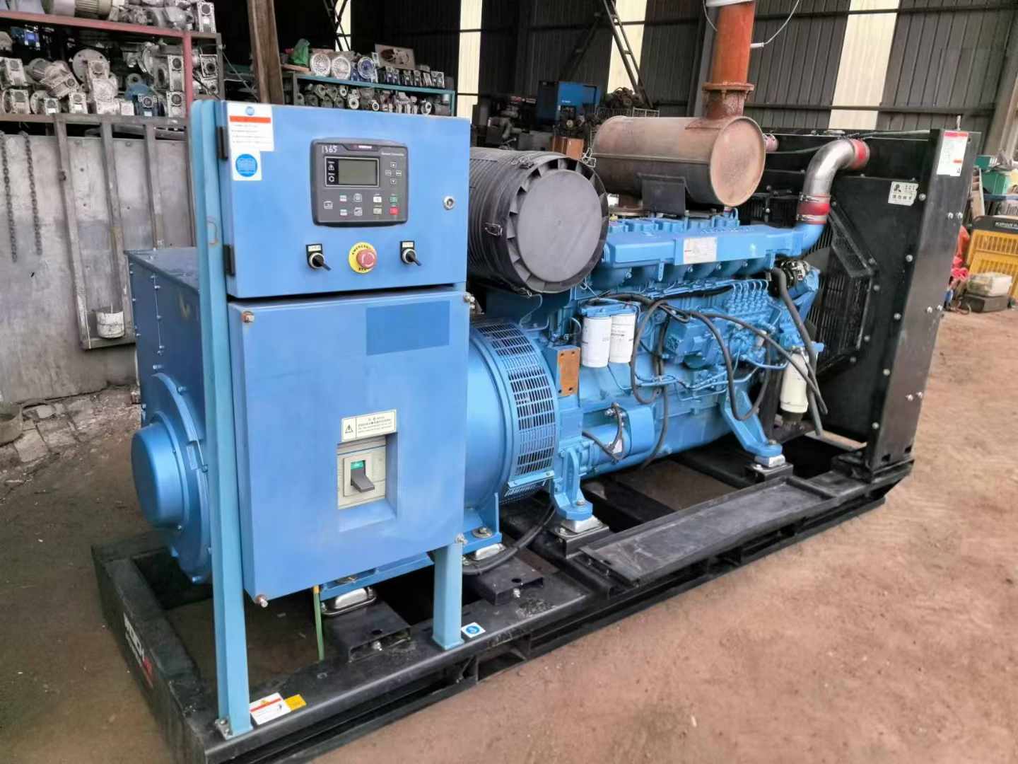 米林500kW 柴油发电机组可带动设备功率的计算公式是什么？
